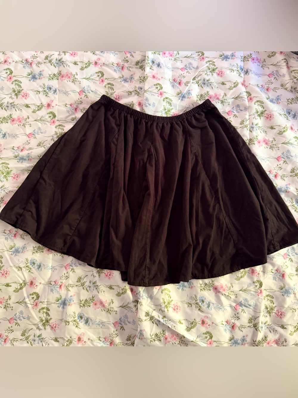 Brandy Melville Pleated Black Skirt